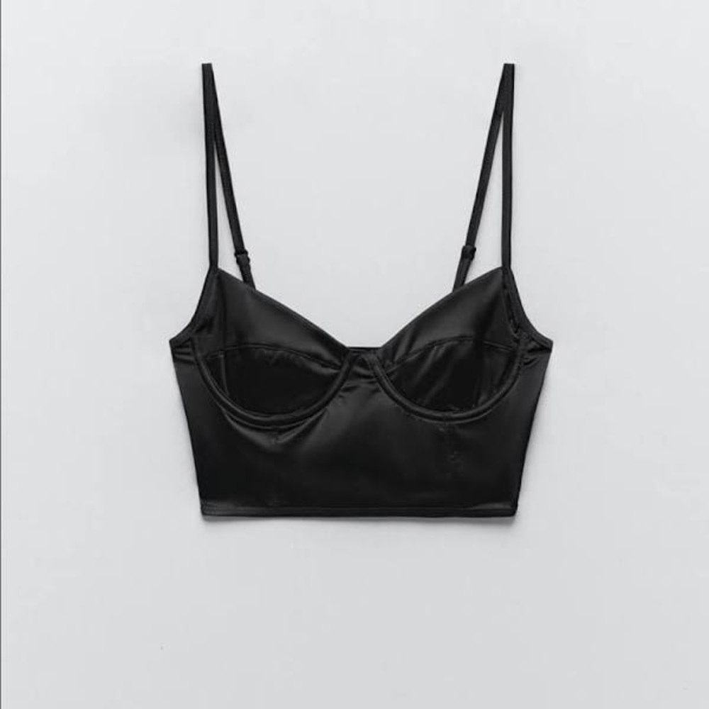 Zara bustier top